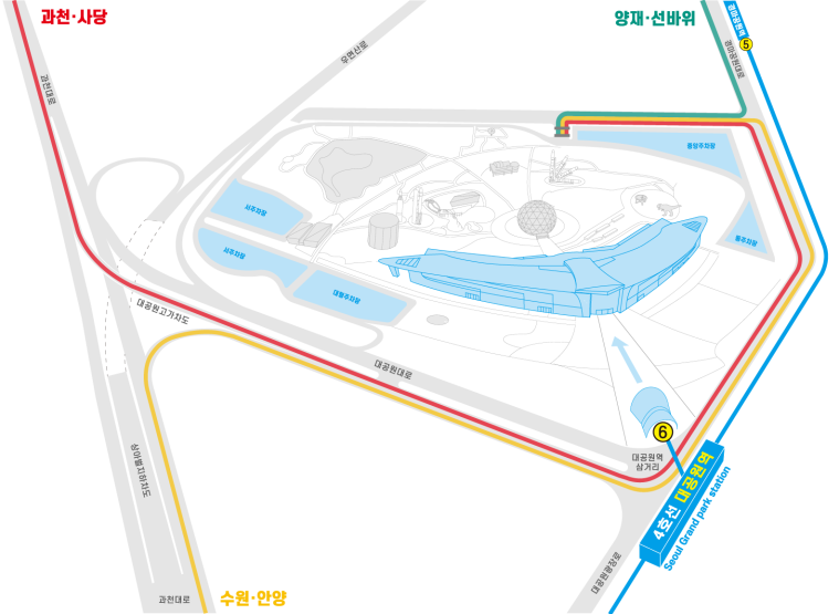 국립과천과학관 위치 지도